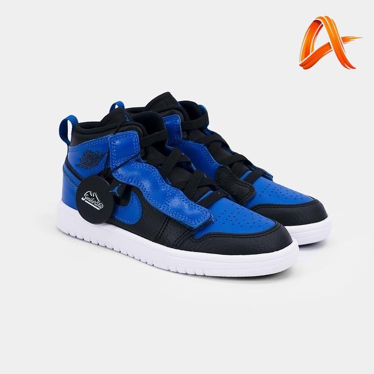 Baru " Baby & Kids " Air Jordan 1  Mid Hyper Royal Td / Ps Original