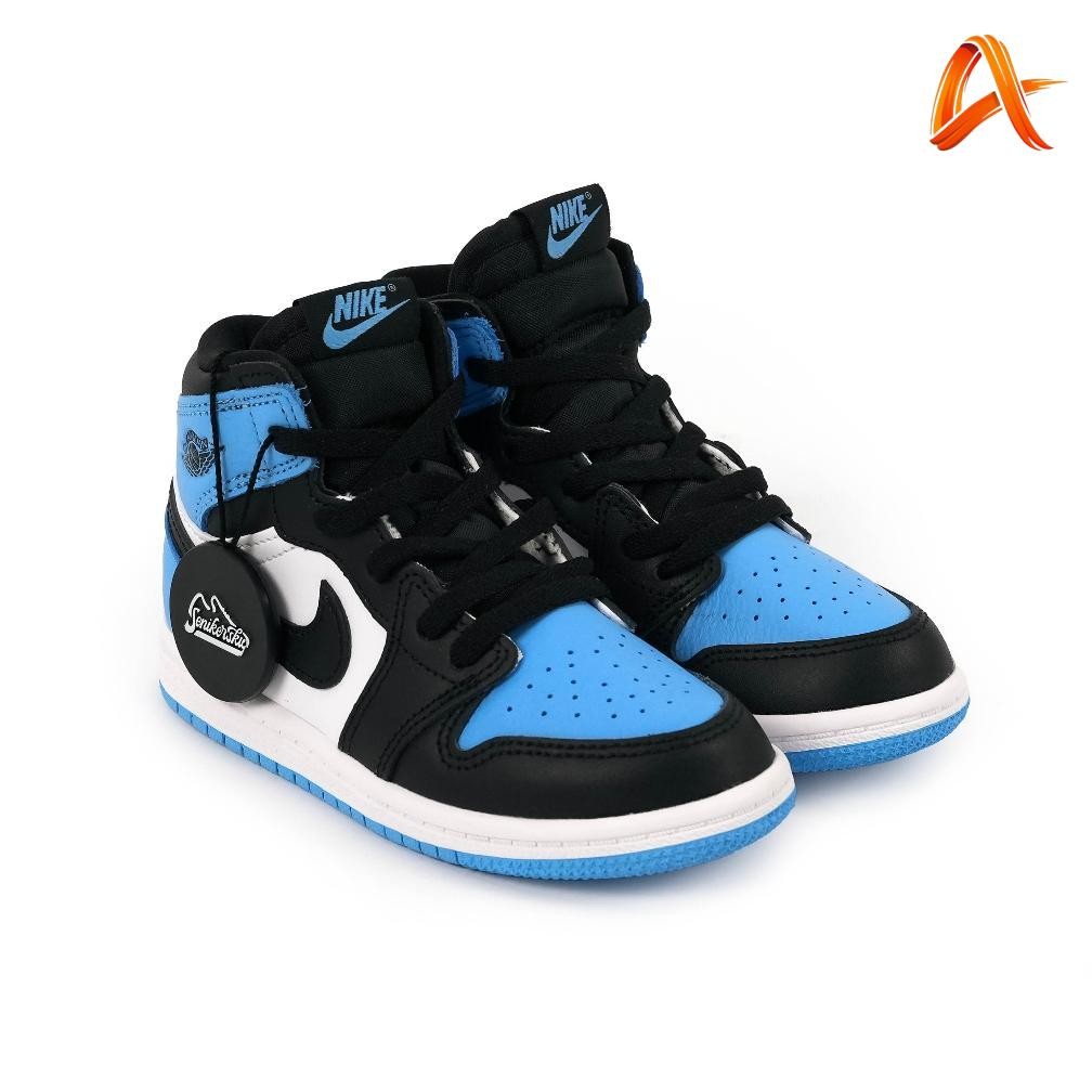 Baru " Baby & Kids " Air Jordan 1 High Og Unc Toe  Td / Ps Original