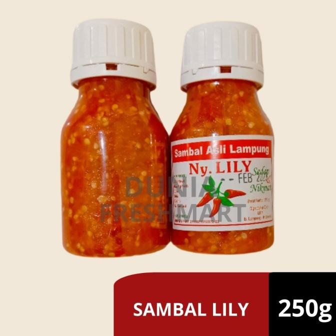 

Sale Sambal Lily Lily Lampung Asli 100% 350Ml