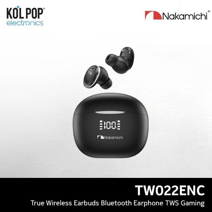 Murah Nakamichi Tw022Enc Tws Gaming True Wireless Earbuds Bluetooth Earphone