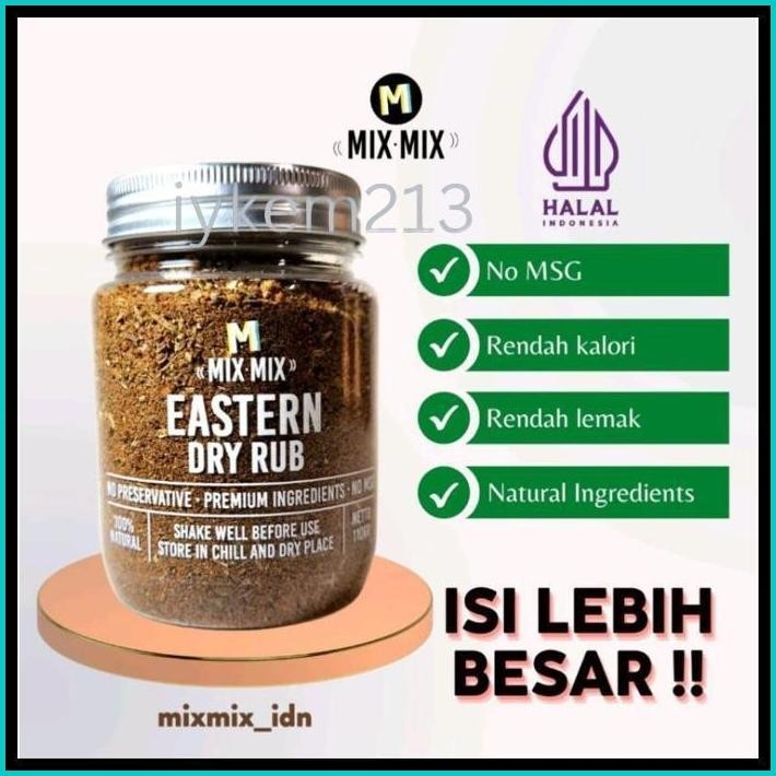 

MIXMIX HOUSE BLEND RUB ORIGINAL SPICY-MIX MIX HOUSE BLEND RUB-MIX MIX BUMBU MARINASI BUMBU BBQ BUMBU NON MSG