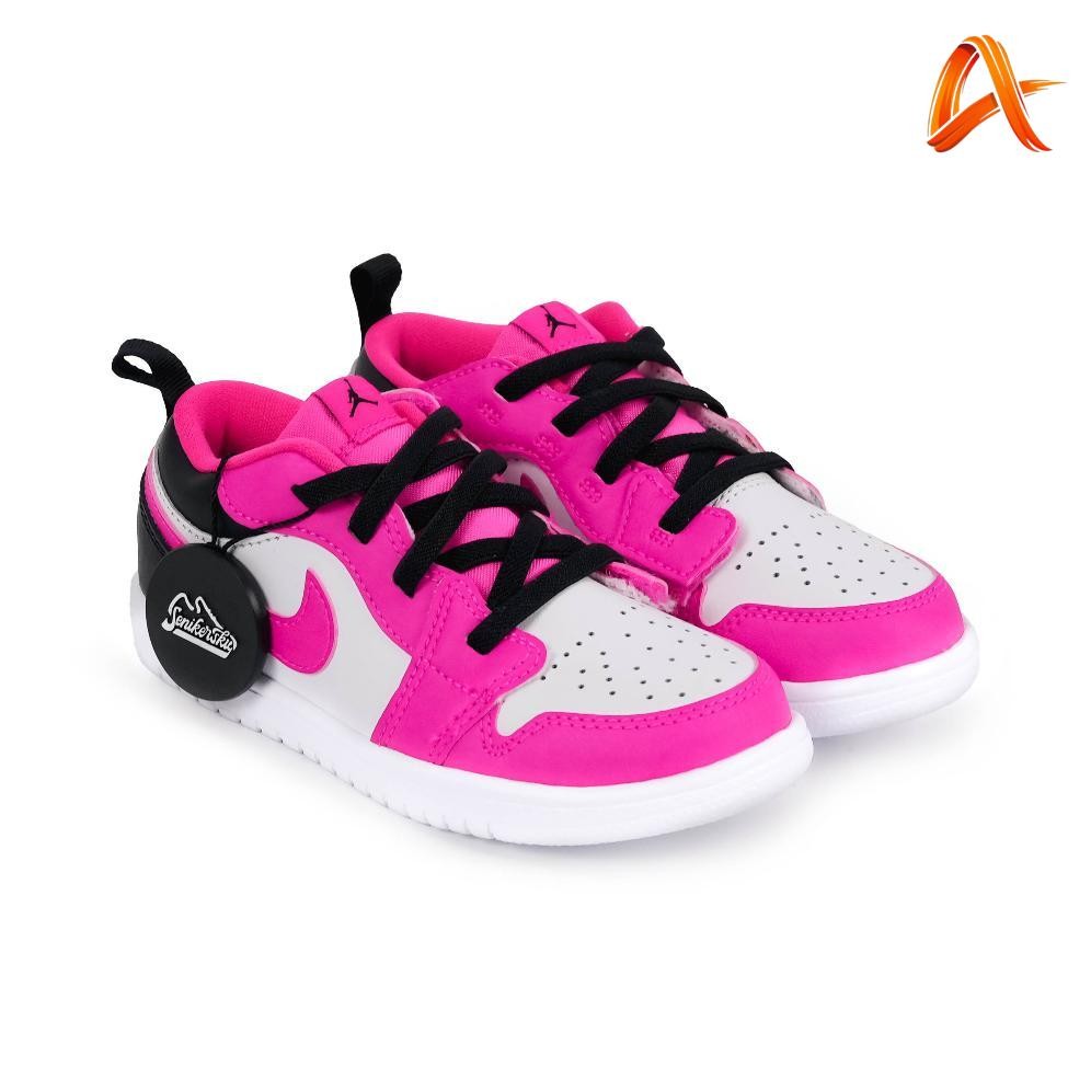 Baru " Baby & Kids " Air Jordan 1 Low Fierce Pink Td / Ps Original