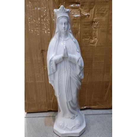 Paling Murah re-65 Patung Maria Lordes Putih 30cm (5144) - Patung Maria - Patung Maria Lordes - Patu