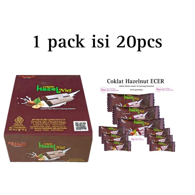 

er-90 hjg-7 [PACK] Cokelat dKing Murah - Coklat Biskuit Bisco - Coklat Hazelnut - Coklat Mede Cashew - Coklat Viral Viral Premium