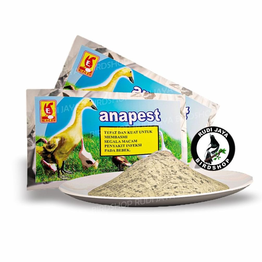 Ex45 gh-67 ANAPEST ANA PEST 10 GRAM 1 SACHET OBAT INFEKSI BEBEK ITIK UNGGAS ANGSA SAKIT SALURAN PENC