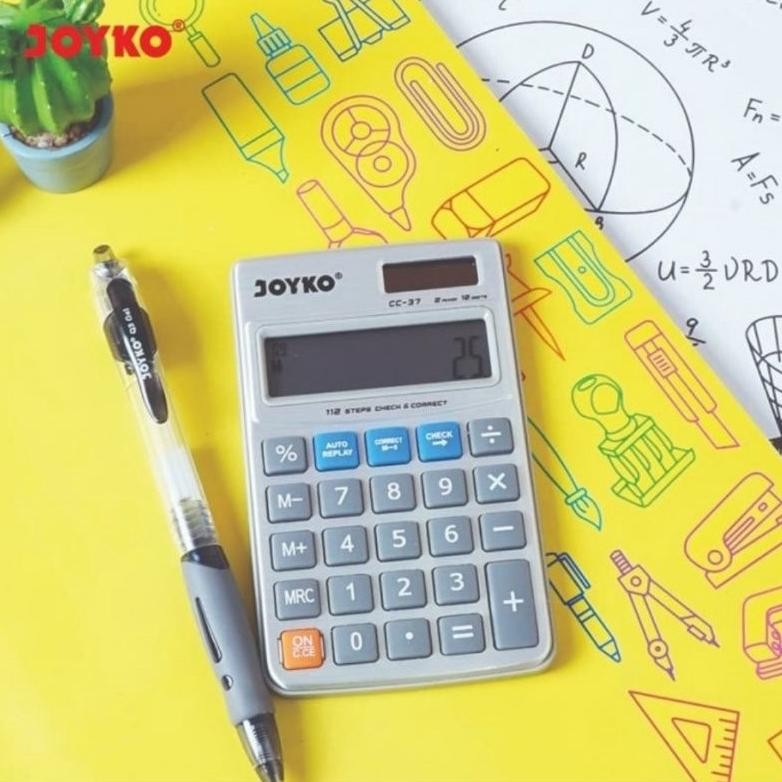 

CXV-38 ew-98 Kalkulator Saku JOYKO CC 37 ORI - Calkulator 12 Digits CC37 Check Correct Murah Hemat