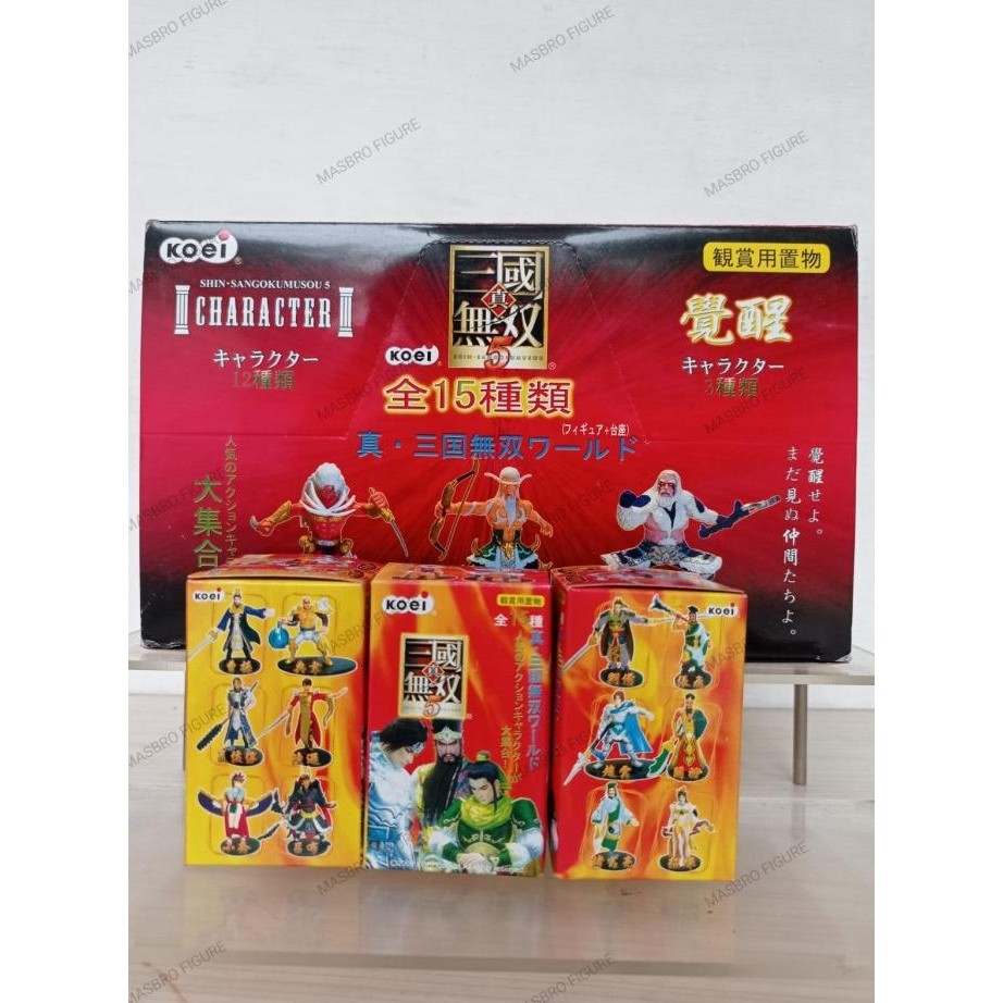 ACTION FIGURE SANGOKUMUSOU 5 DYNASTY WARRIORS SHIN GUANYU SET ISI 15