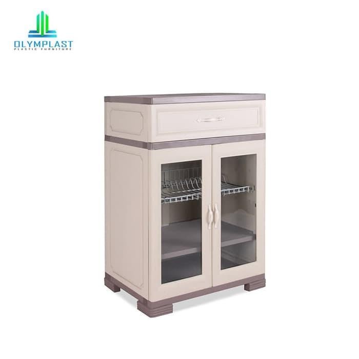 LEMARI RAK DAPUR PLASTIK OLYMPLAST OKL A1