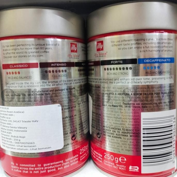 

Promo Illy Coffee Ground 250Gram