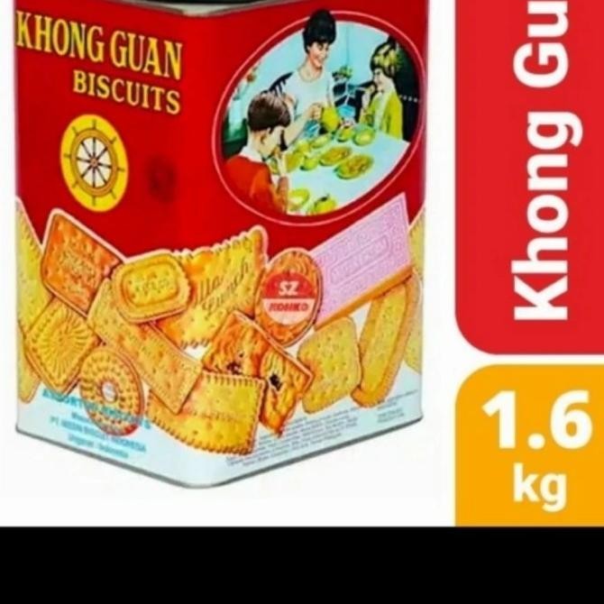 

Murah Khong Guan 1600 Gram Kaleng Persegi 1.6 Kg Ori