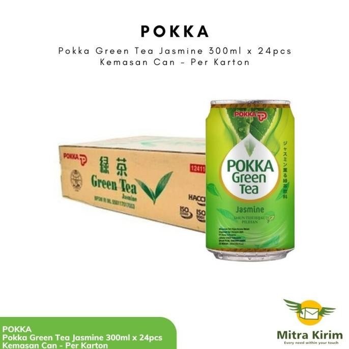 

Murah Pokka Green Tea Jasmine 300Ml X 24Pcs Kemasan Can - Per Karton