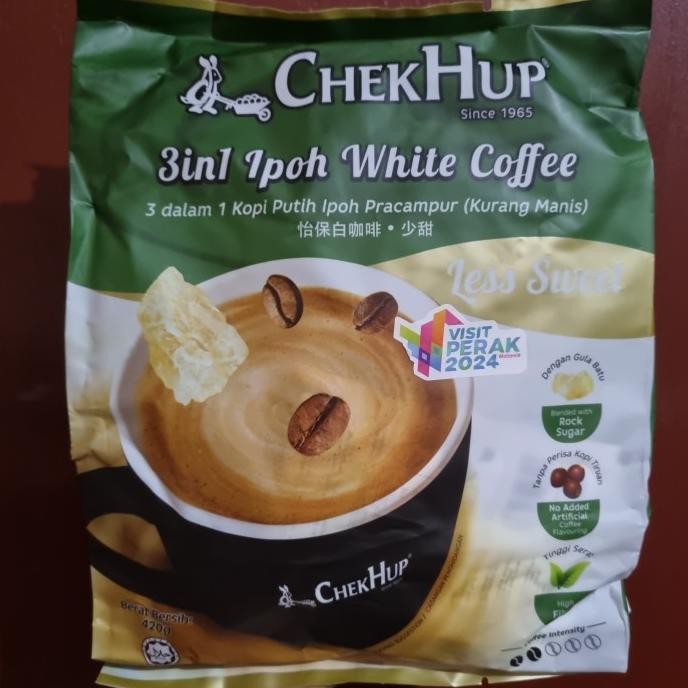 

Promo Chekhup 3In1 Ipoh White Coffee Less Sweet Chek Hup 3 In 1 Less Sweet