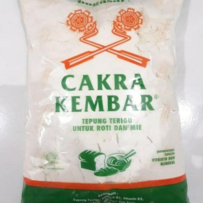 

Grosir Terigu Cakra Kembar Ekonomis Kemasan 1Kg Dus Karton Isi 1 Kg X 12Pcs