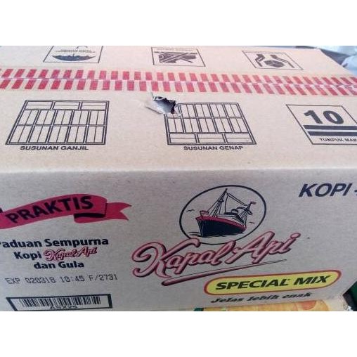 

Promo Kopi Kapal Api Special Mix 1 Dus 12 Renceng - 120 Pcs