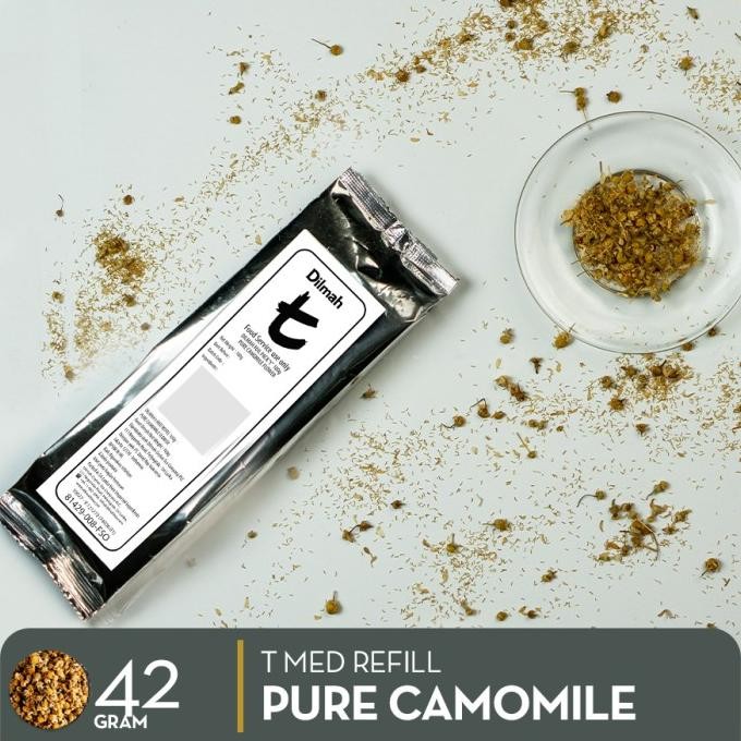 

Promo Dilmah T Med Refill Pure Camomile Flowers - Loose Tea Daun Teh Kering