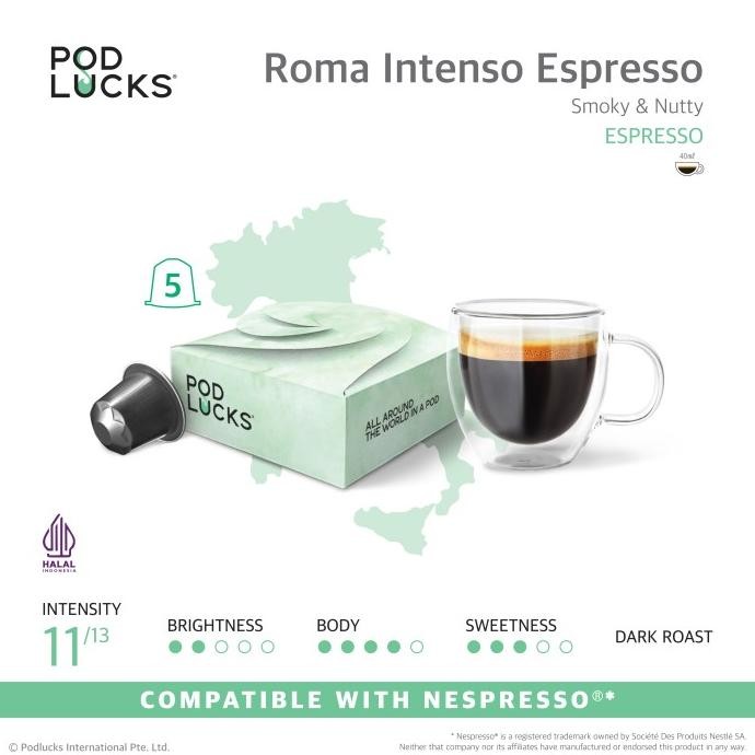 

Promo Podlucks Roma Intenso Espresso Capsule Coffee
