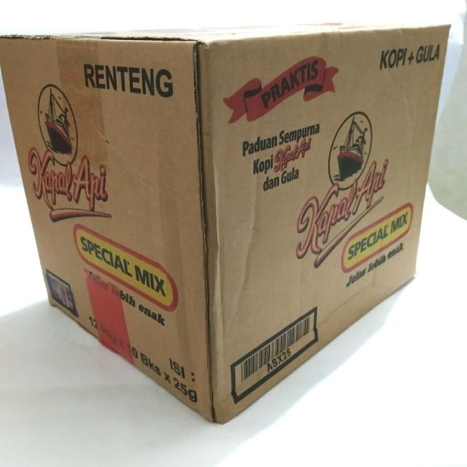 

Sale Kapal Api Special Mix Kopi Gula 1Carton Isi 12Rcg X 10Bks.