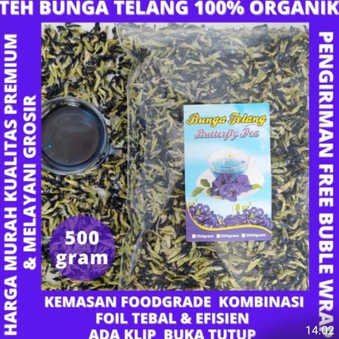 

Sale Bunga Telang Organik 250Gram 500Gram 1000Gram