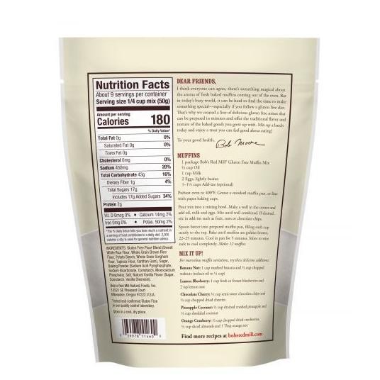 

Murah BobS Red Mill Gluten Free Muffin Mix 454 Gr