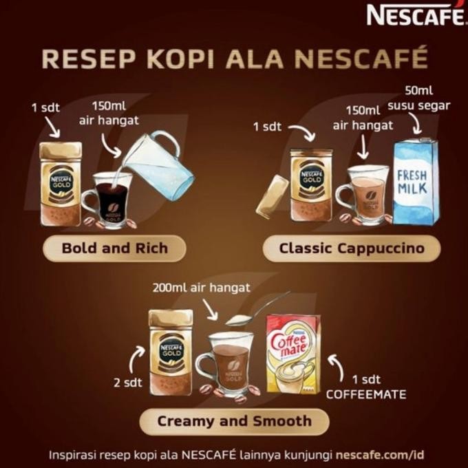 

Promo Nescafe Gold 50G / Nescafe Gold Kopi Hitam Robusta Arabica 50G