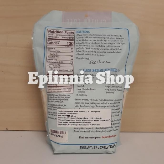 

Promo Bob'S Bobs Red Mill Gluten Free Baking Flour 623 Gr