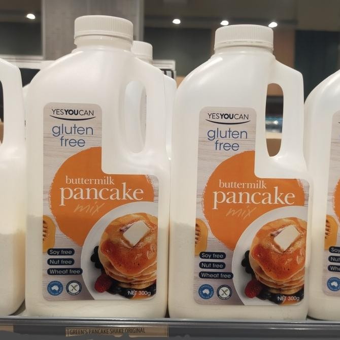 

Grosir Yes You Can Pancake Mix Buttermilk Flour 300Gr Gluten Free