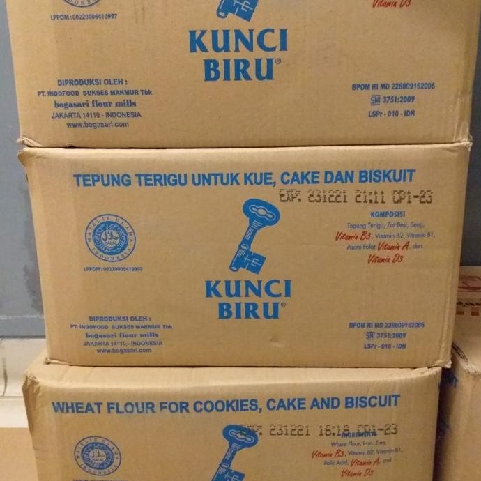 

Grosir Tepung Terigu Kunci Biru 1 Kg 1 Dus (Via Gojek)