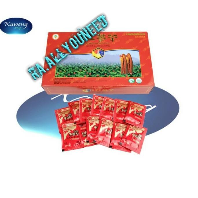 

Promo Korean Red Ginseng|Korean Red G-Tea | Teh Ginseng Merah 100 Pcs