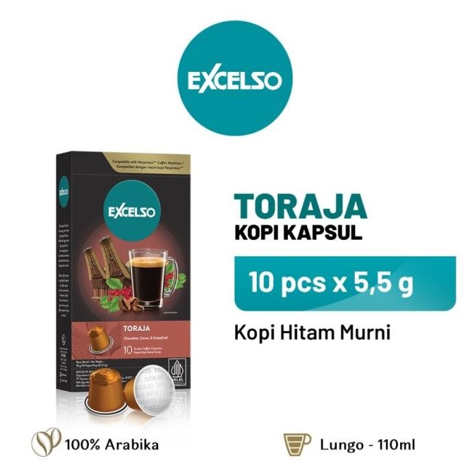 

Promo Excelso Kopi Kapsul Toraja - Nepresso Compatible Coffee Capsule
