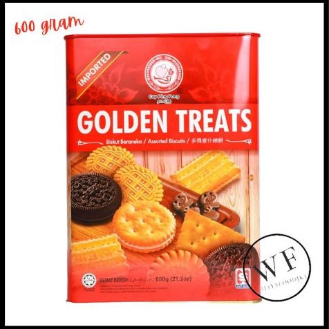 

Promo Hup Seng Golden Treats Biskuit Kaleng / Kerk Biskuit Aneka Rasa 600G