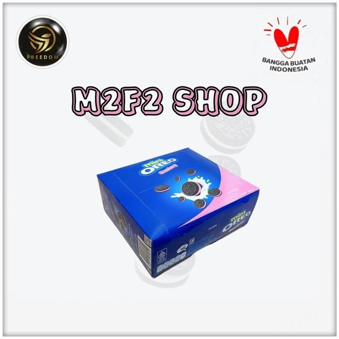 

Grosir Biskuit Oreo Mini Sandwich Strawberry Cream Stroberi 20,4 Gr (Karton)
