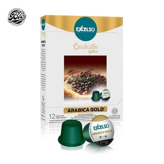 

Murah Excelso Unakaffe Arabica Gold Box Isi 12