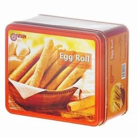 

Grosir Nissin Egg Roll Original Kaleng 300Gr Biscuit Wafer Biskuit Nissin