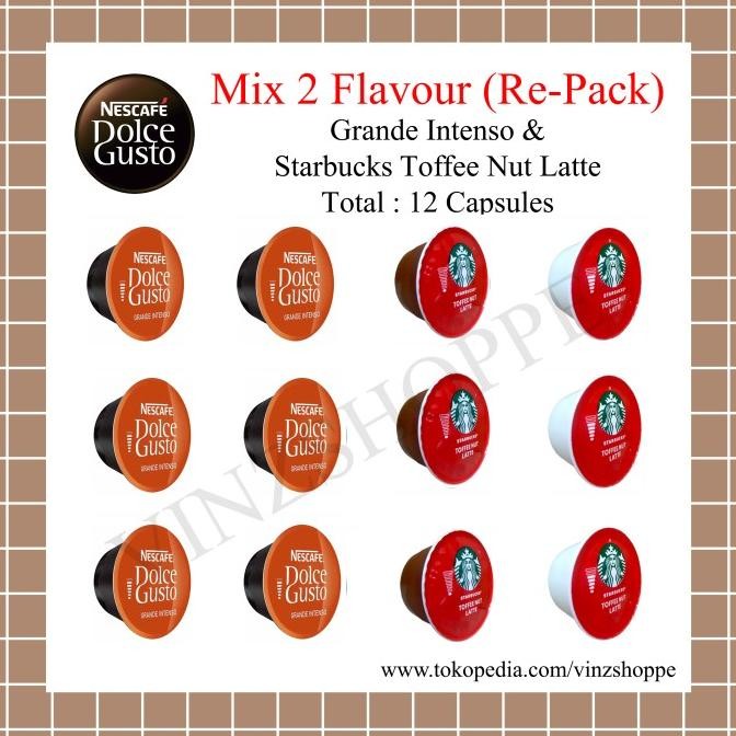 

Promo Mix 2 Rasa - Nescafe Dolce Gusto Grande Intenso & Toffee Nut Latte
