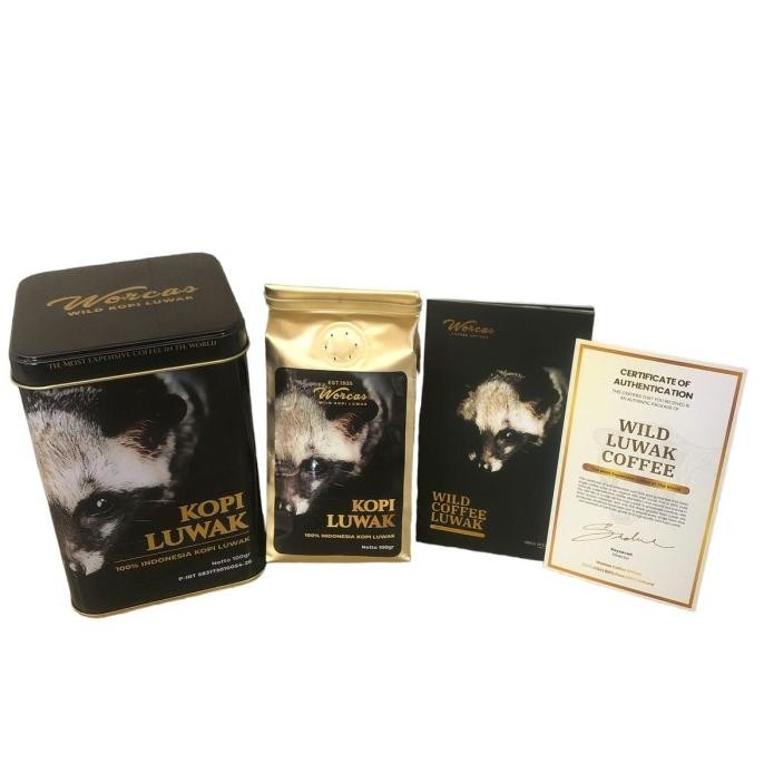 

Grosir Kopi Worcas Wild Kopi Luwak Tin 100Gr