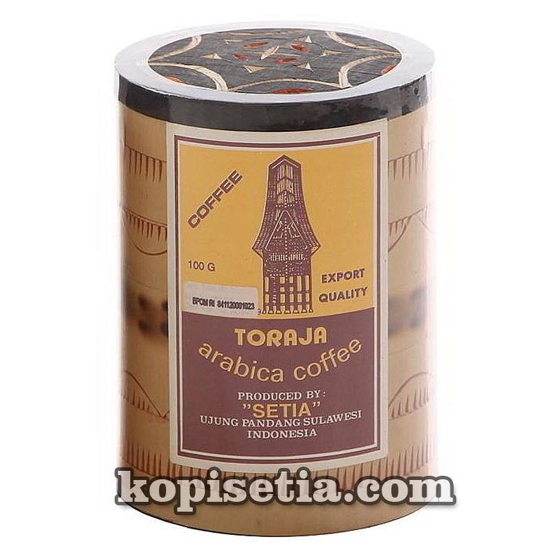 

Grosir Kopi Toraja Arabika Bambu 100 Gram (Kopi Bubuk Halus)