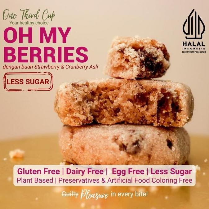 

Promo Premium Gluten Free Vegan Butter Cookies Plant Base - Oh My Berries