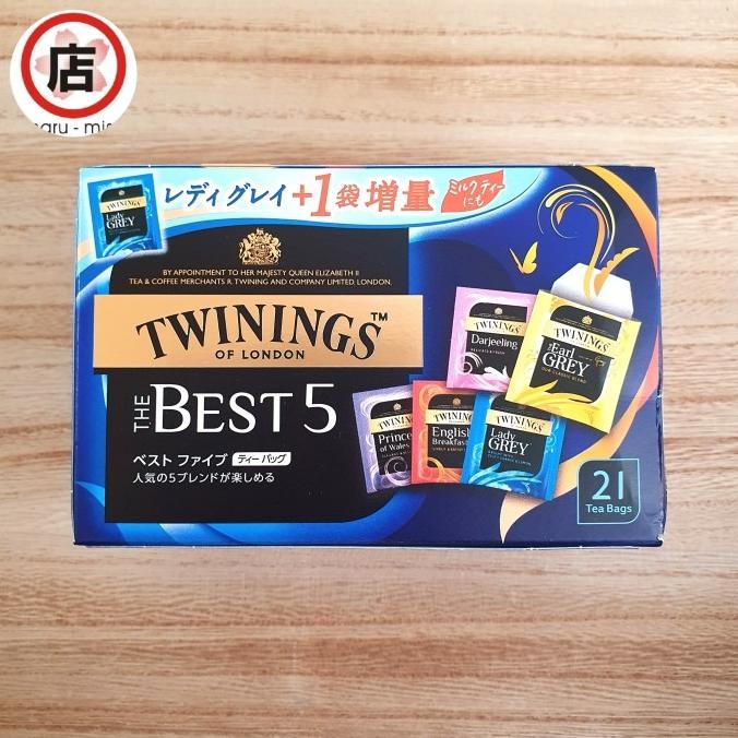 

Grosir Twinings Tea Best 5 - 1 Box Isi 20 Teabag (4 X 5 Varian) - Ori Japan