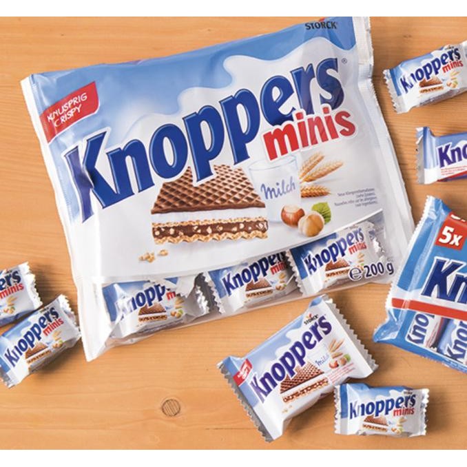 

Murah Storck Knoppers Miinis 192 Gr | Crispy Wafer Milk Chocolate Hazelnut