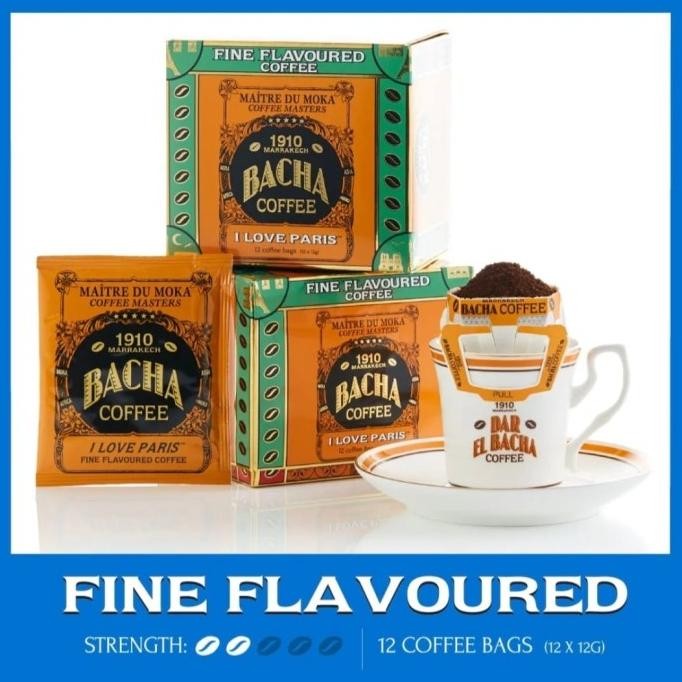 

Promo Bacha Coffee I Love Paris Fine Flavoured Coffee 12 Bags