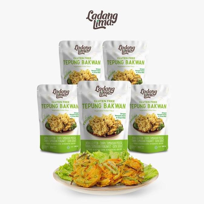 

Grosir Ladang Lima - 5Pcs Tepung Bakwan 200Gr