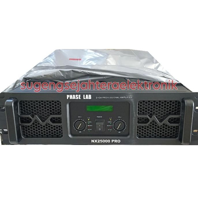 qw-7 ew-45 Power Amplifier Phaselab NX 25000 PRO 2 channel TD Class (Harga Sudah Termasuk Pallete Ka