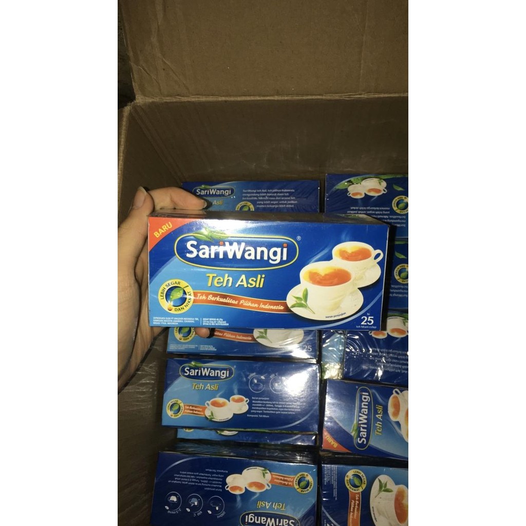 

Murah Teh Sariwangi Isi 48 Dus / Teh Sariwangi Kotak Celup Isi 25 / Teh Dus