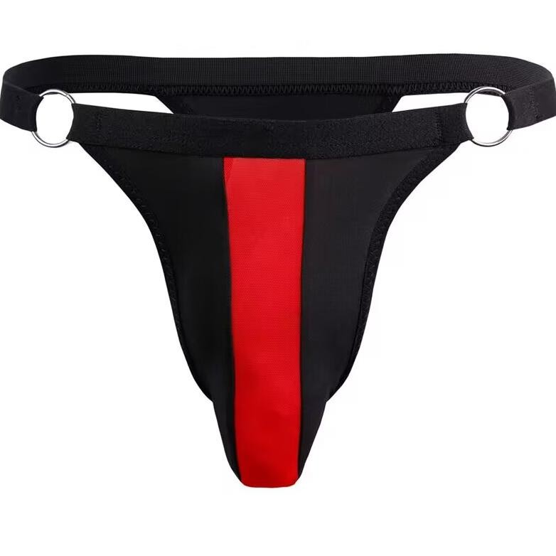 Dezenna Celana Dalam Pria Sexy Low Waist G String Brief Transparan 5Y057