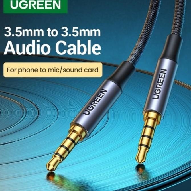 UGREEN CABLE AUDIO 4-POLE 3.5MM Audio Mic for Aux 3.5mm Audio Jack