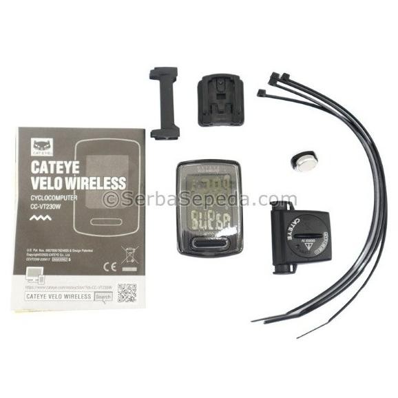 SPEEDOMETER SEPEDA CATEYE VELO WIRELESS