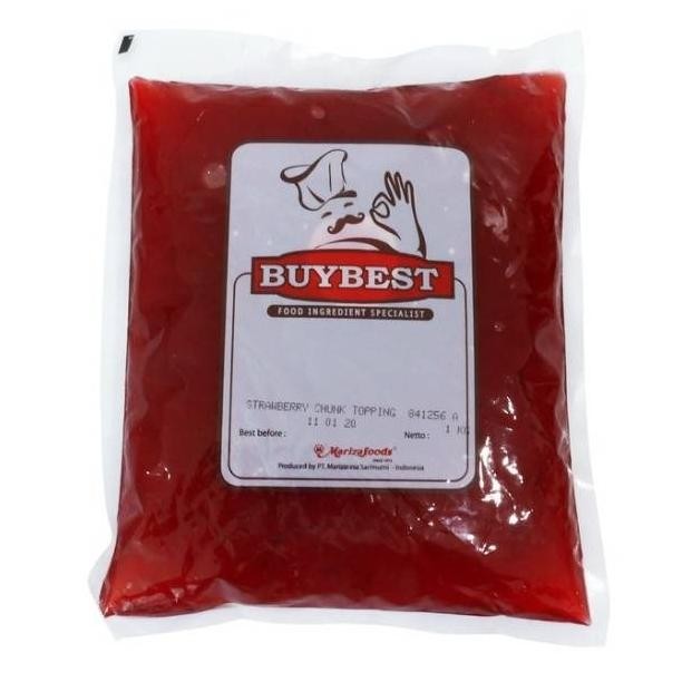 

Produk Baru!! Mariza Buybest Strawberry Chunk Topping 1 Kg