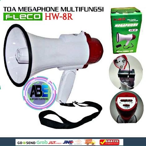 TOA / SPEAKER TOA / MEGAPHONE FLECO HW-8R RECHARGEABLE/PENGERAS SUARA/UNTUK MEREKAM SUARA PROMO
