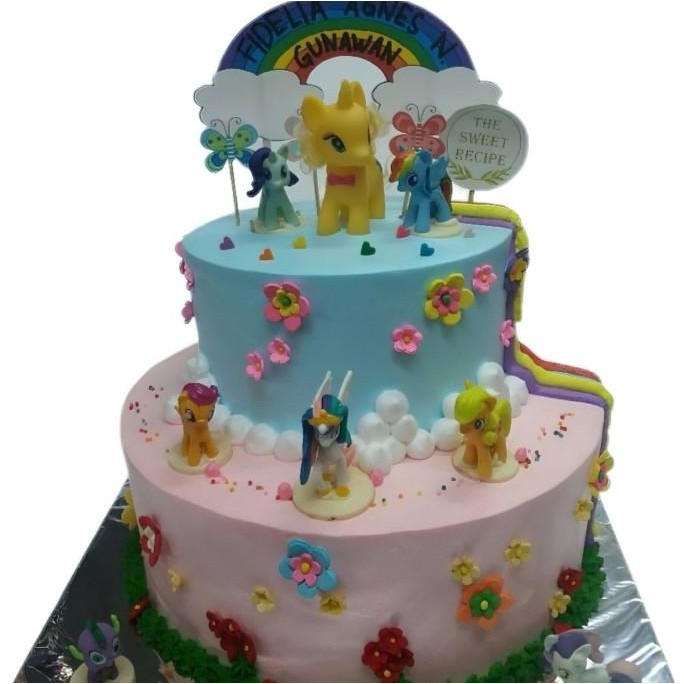 KUE TART KUDA PONI 2 TINGKAT 2904T