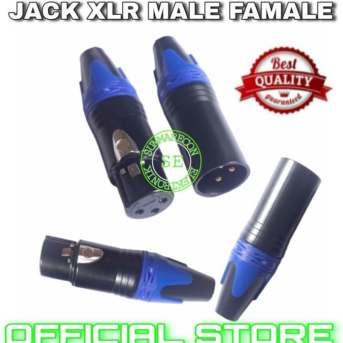 jack audio xlr kabel jack xlr male female jack audio mixer sepasang